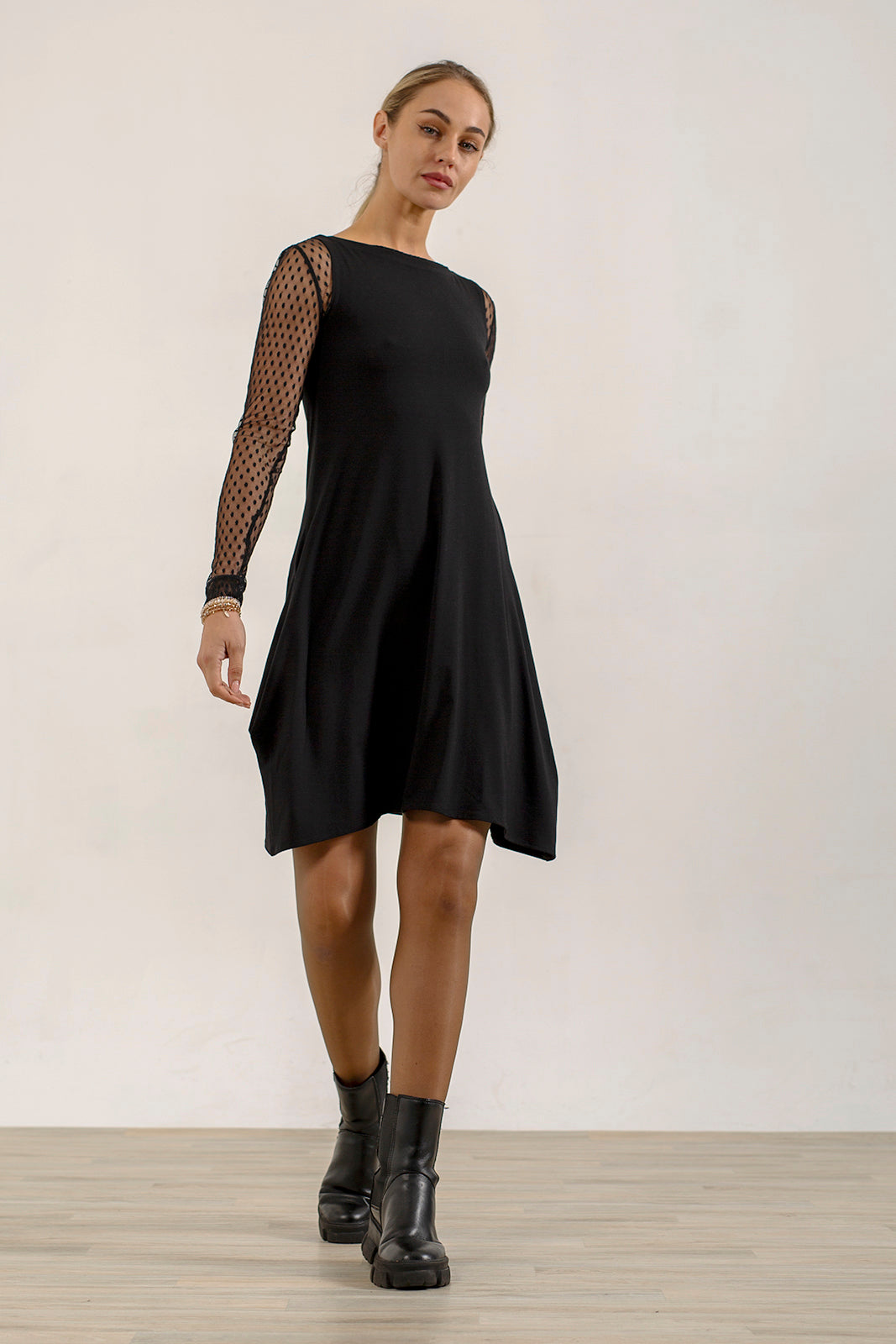 Black Spot Mesh Fiona