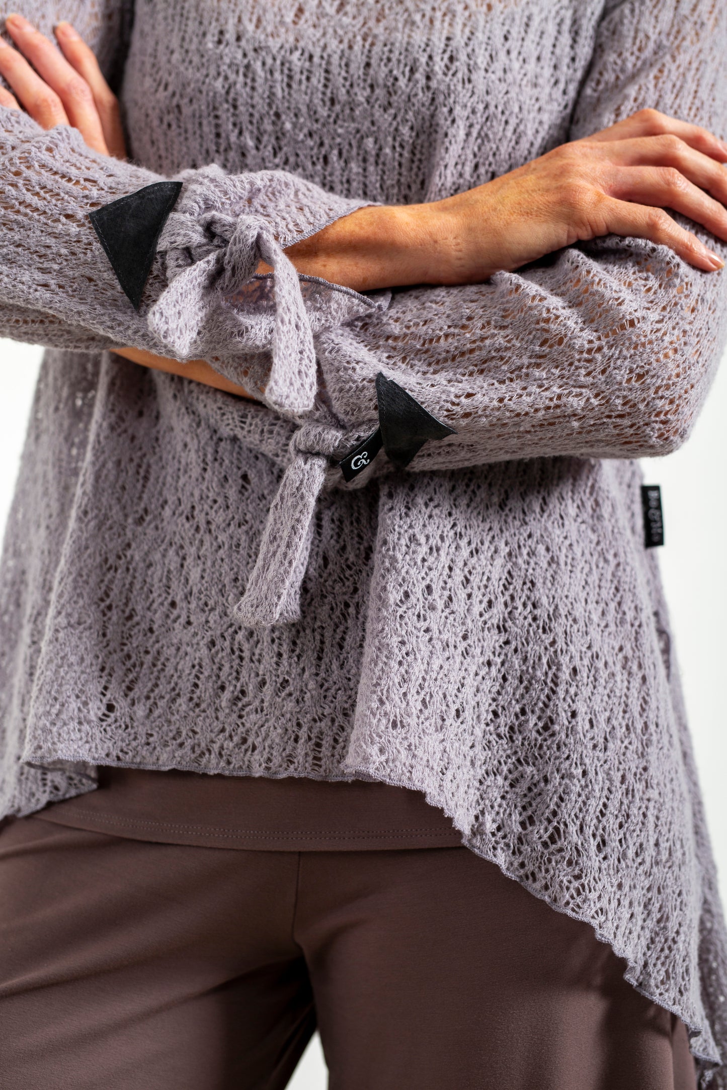 Tatiana Italian Wool knit (Silver Frost)