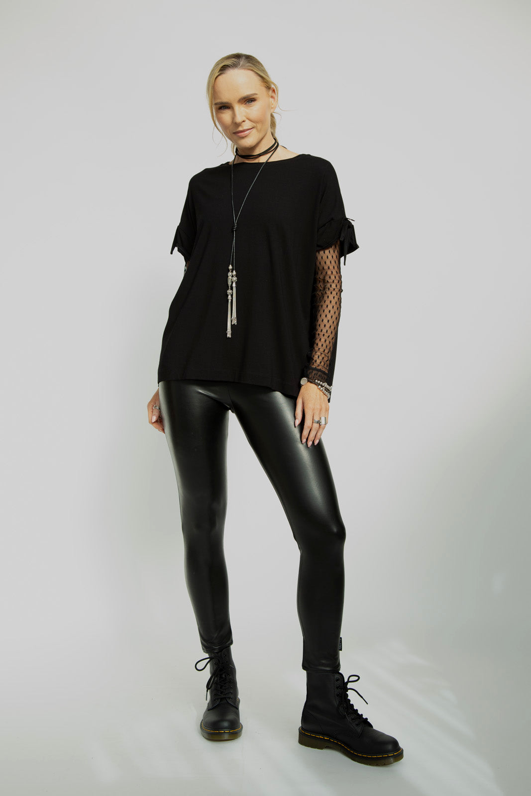 Black Spot Mesh Fiona