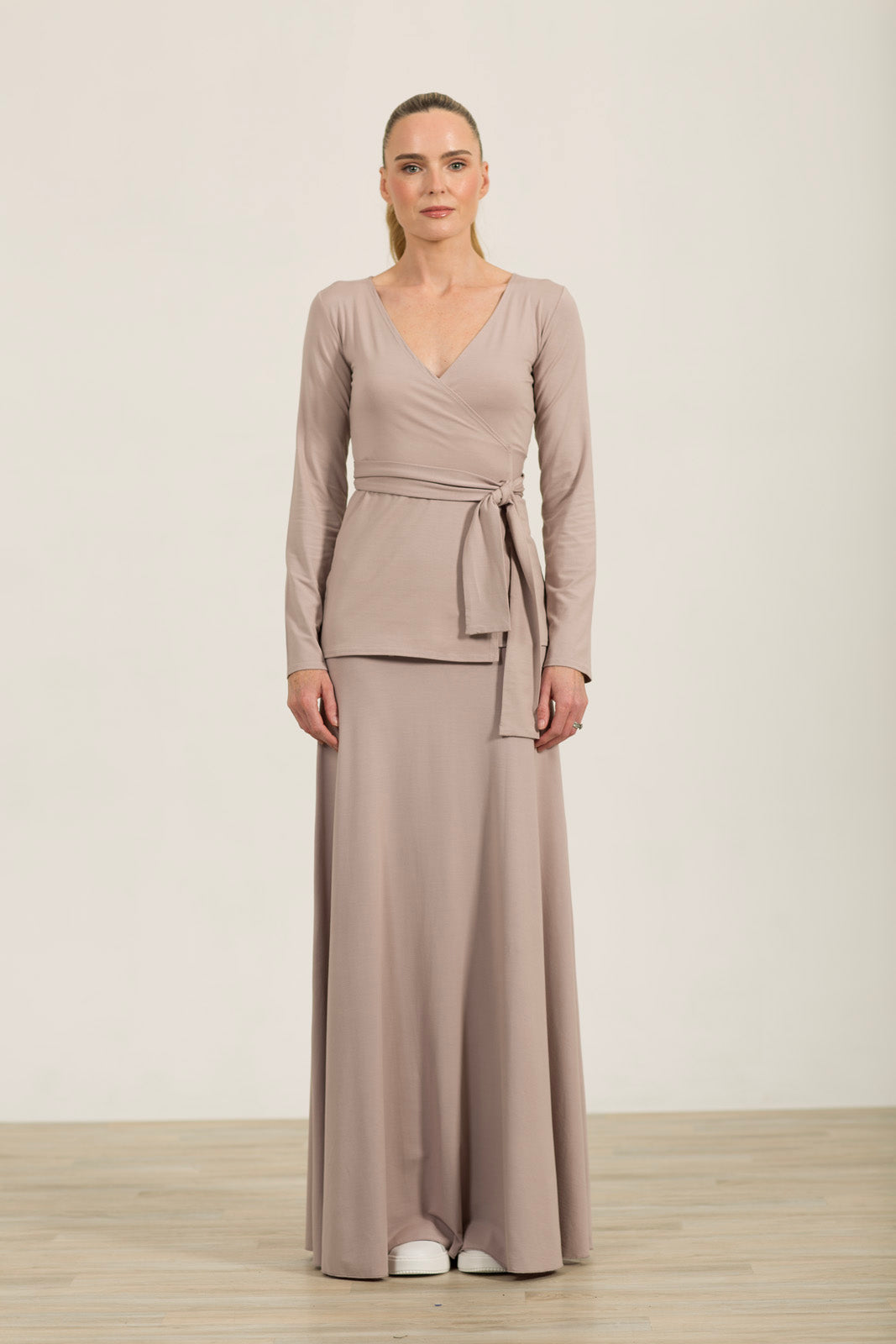 Cloud Morticia Wrap Top