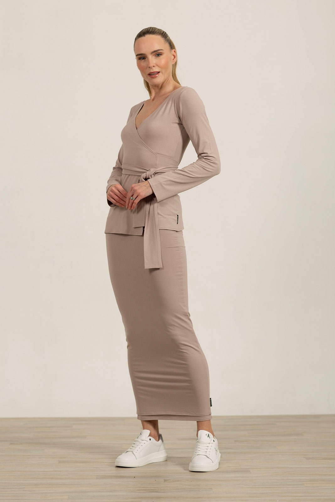 Cloud Morticia Wrap Top