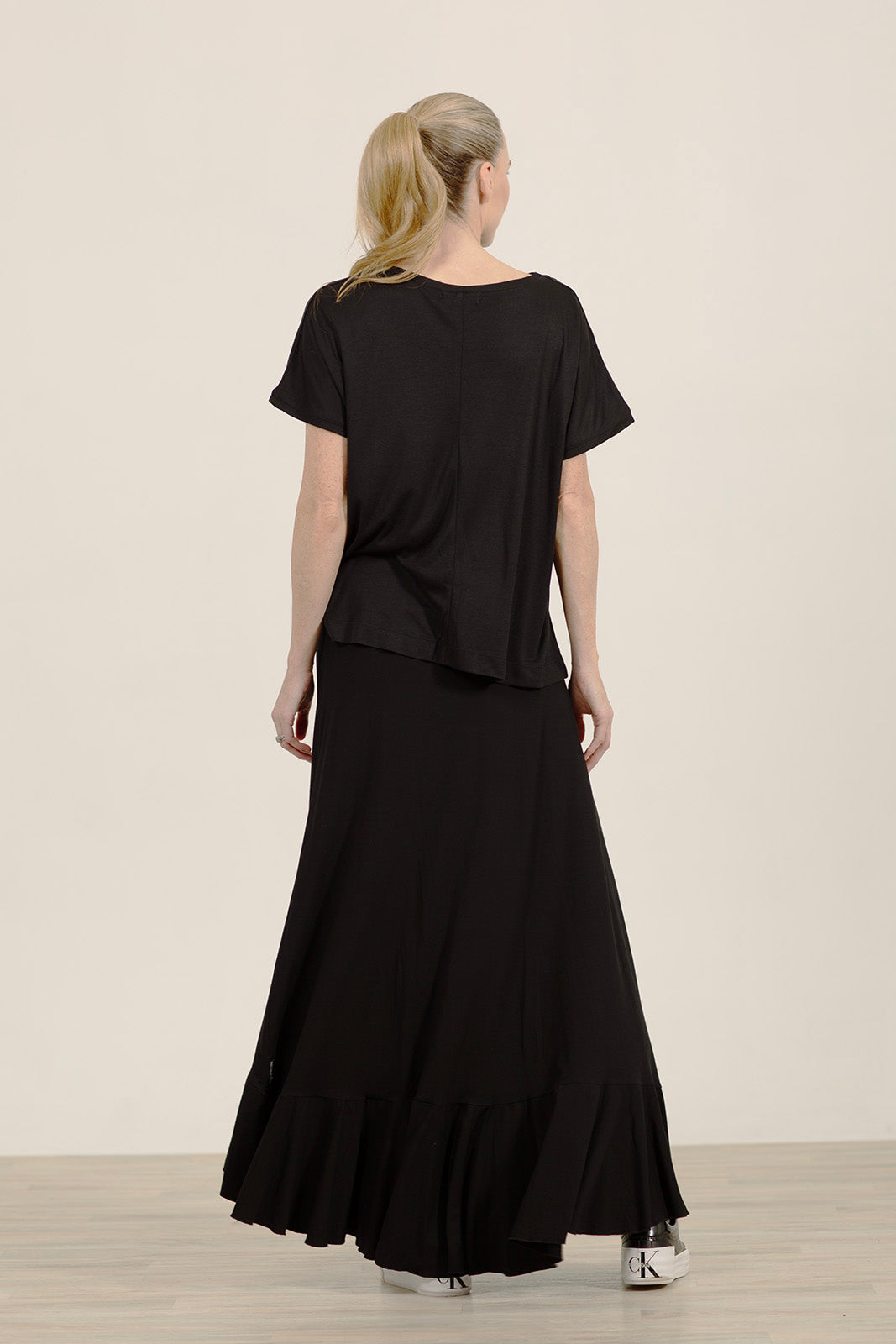 Navy Swan Skirt