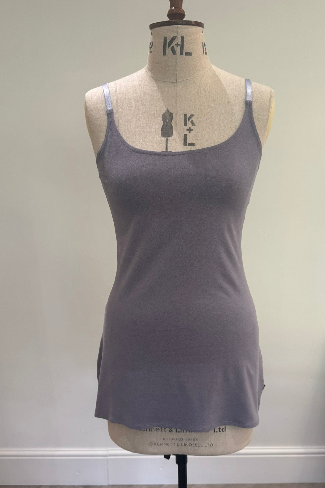 Kira Mid-length Layering Vest (Silver Frost)