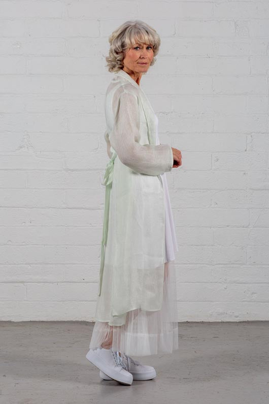 Mara Linen Duster (Mint)