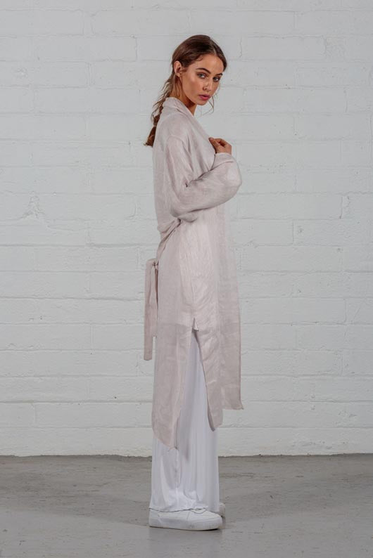 Mara Linen Duster (Mint)