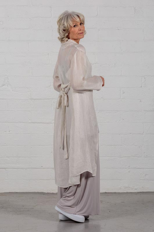 Mara Linen Duster (Mint)