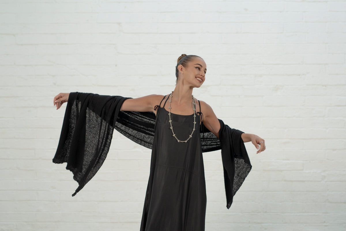 The Cashmere Wrap - Tabac