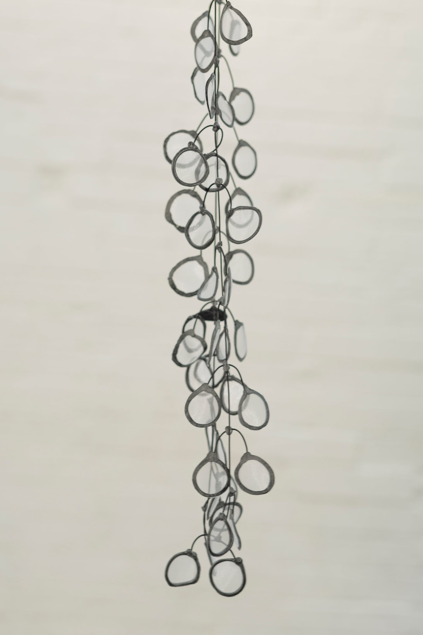 Organza & Rubber Neckpiece : White (Copy)