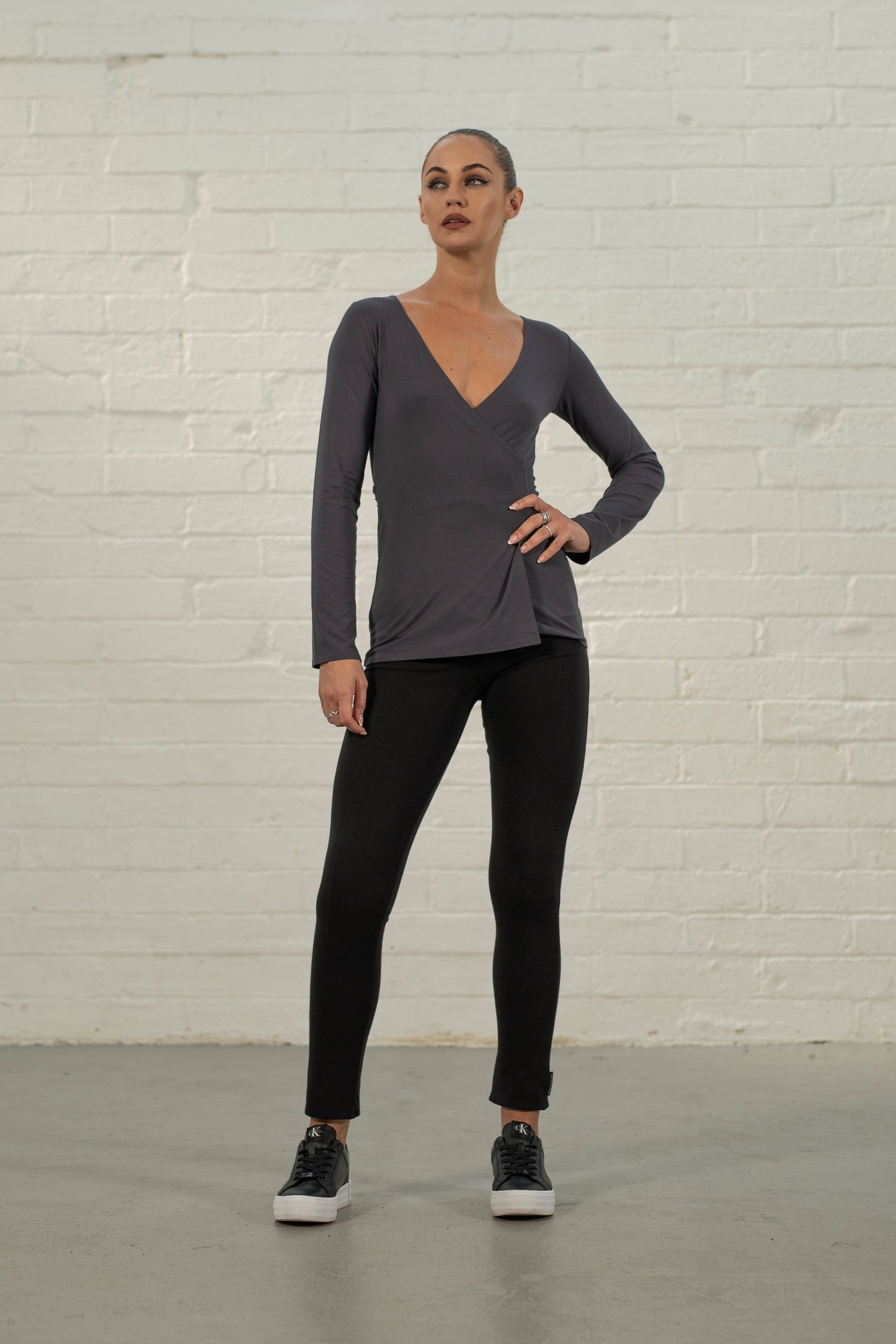 Lead Morticia Wrap Top
