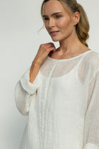 Kaia Linen tunic : Limited Edition : Ecru