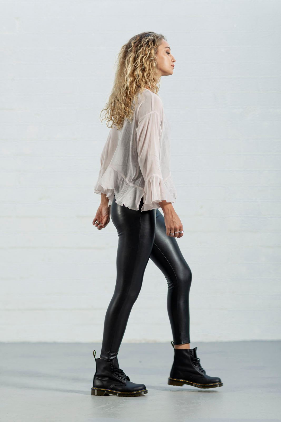 Pink Poppy Chiffon Top