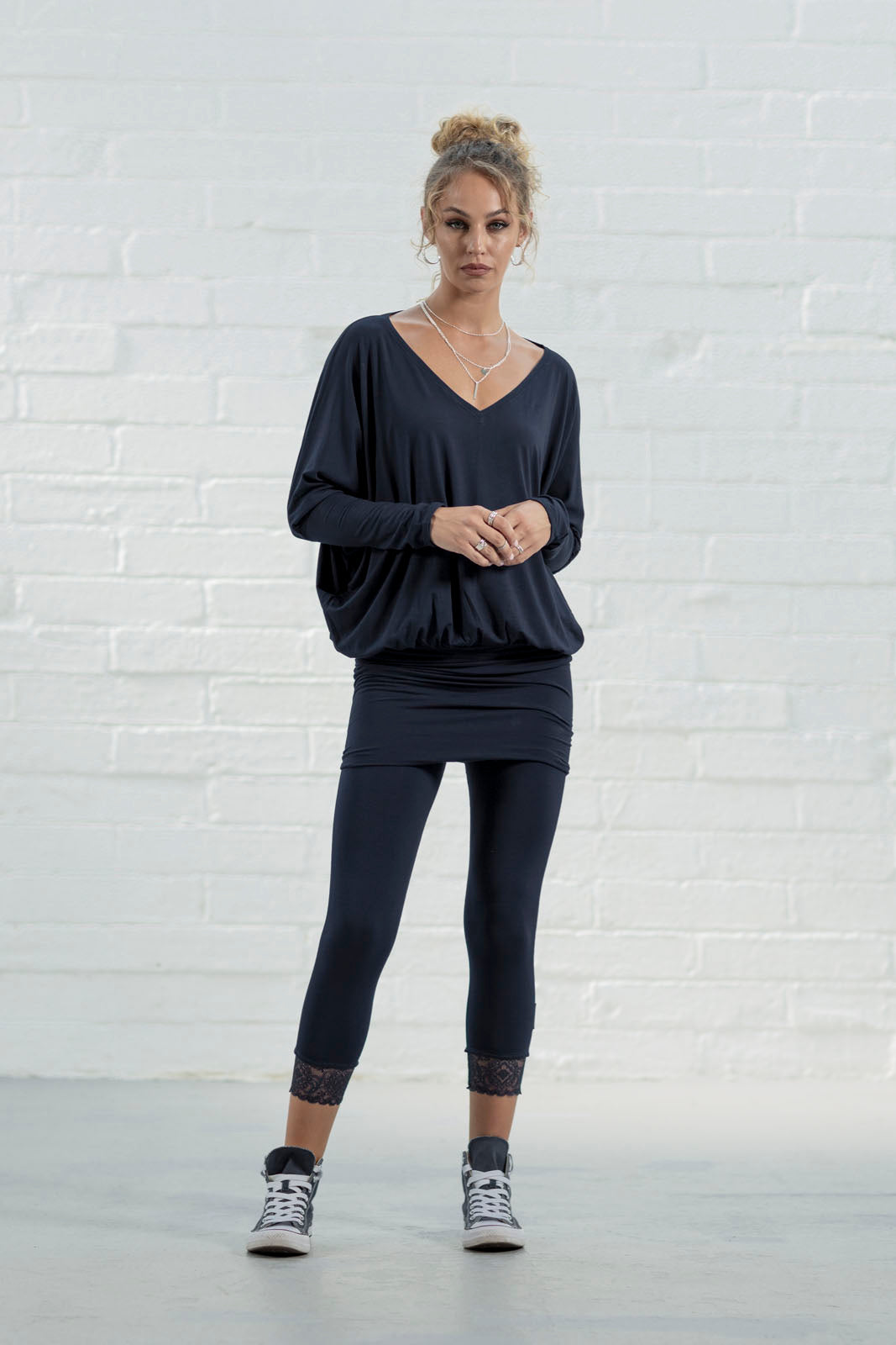 Navy Kiersten V-Neck