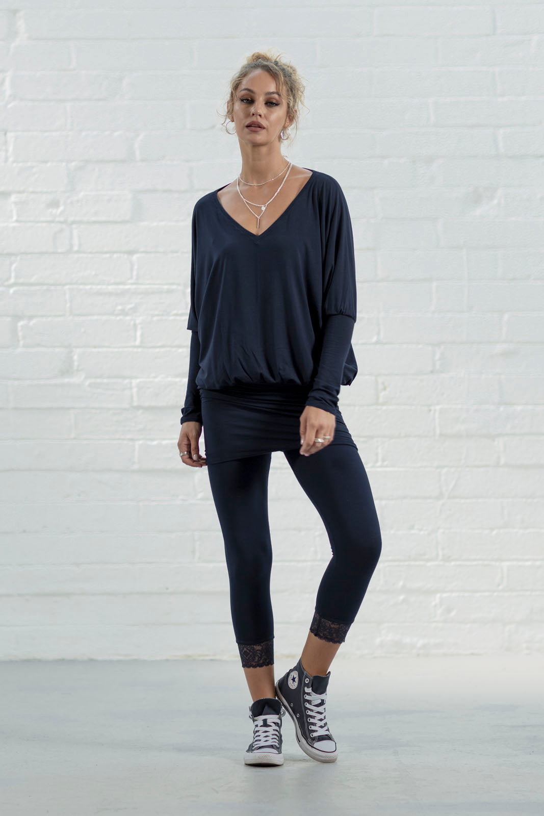 Navy Kiersten V-Neck