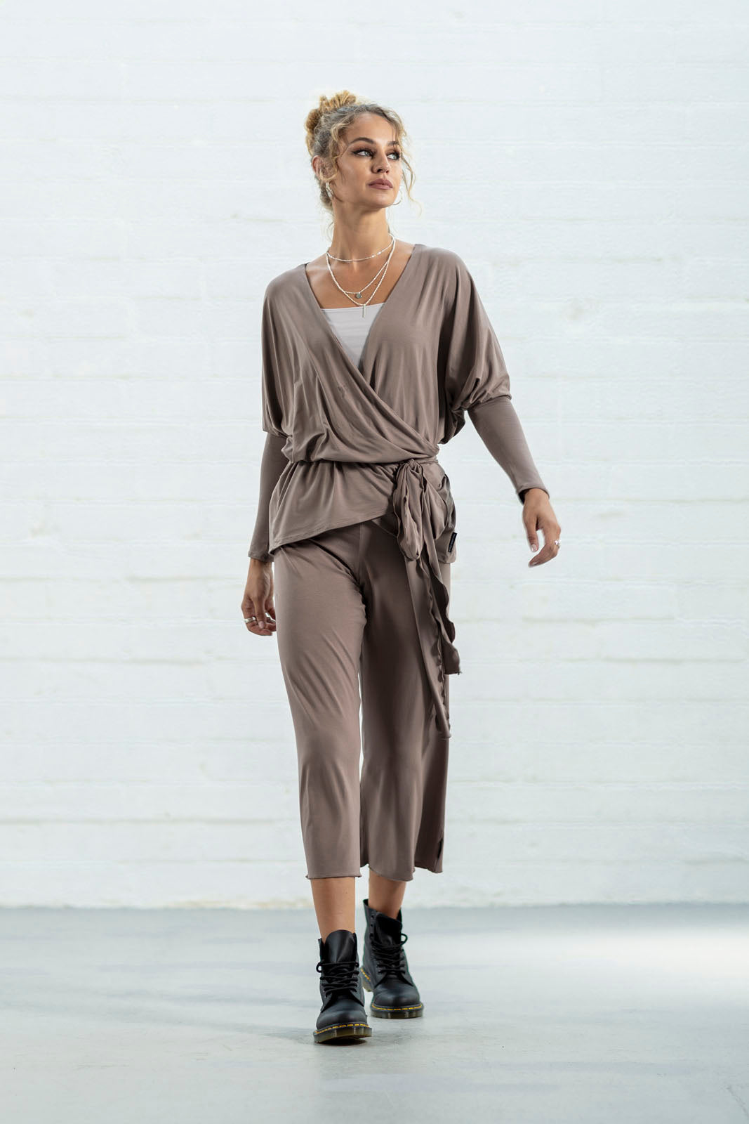 Cappuccino Bella Wrap Top