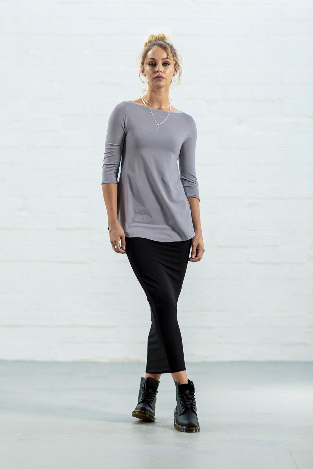 Ailsa Silver Frost Jersey Top (size 1 only)