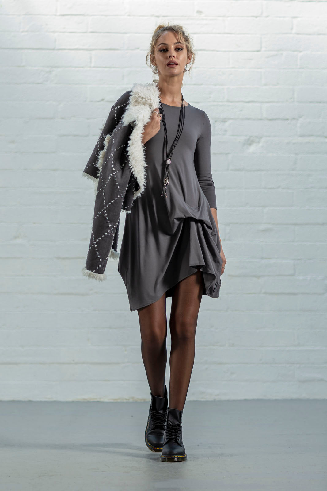 Antracite Liv Jersey Dress