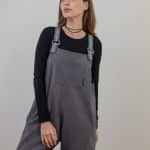 Grey Mina Dungarees