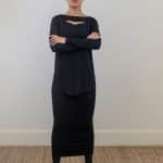 Black Eloise Slash Top (size 1 only)