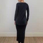 Black Eloise Slash Top (size 1 only)