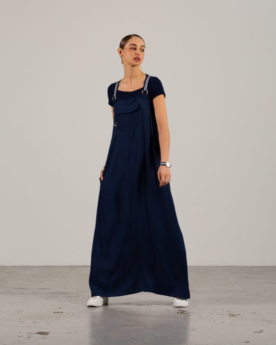 Navy Mae Pinny (Size 1 only)