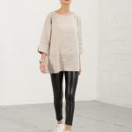 Sara Shirt- White & Grey stripe