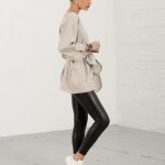 Sara Shirt- White & Grey stripe