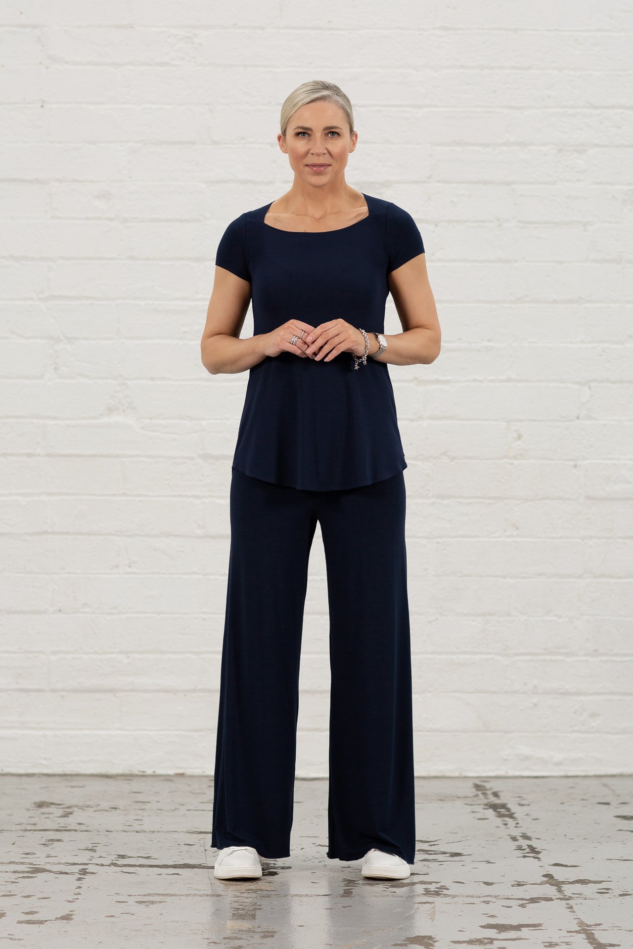 Navy Tina Essential Tee (size 1 only)