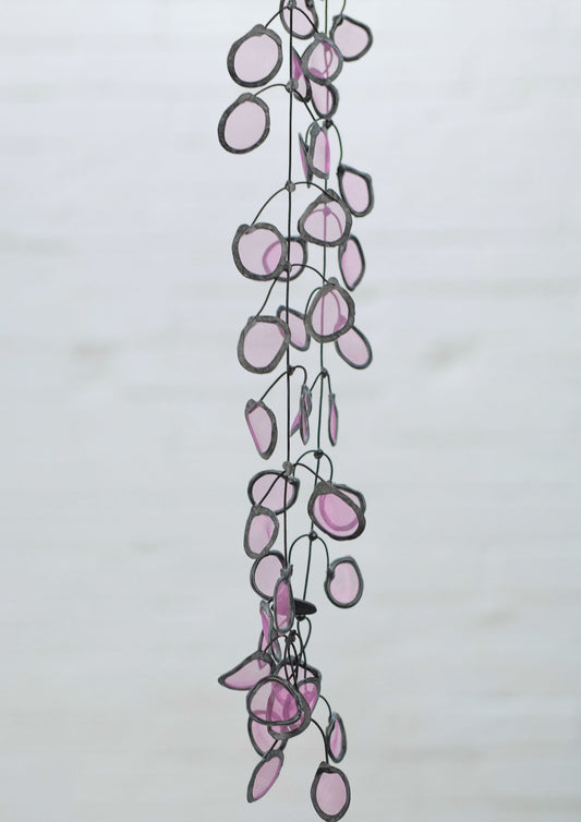 Organza & Rubber Neckpiece : Purple