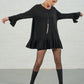 Cassia Black Lux Crepe Tunic