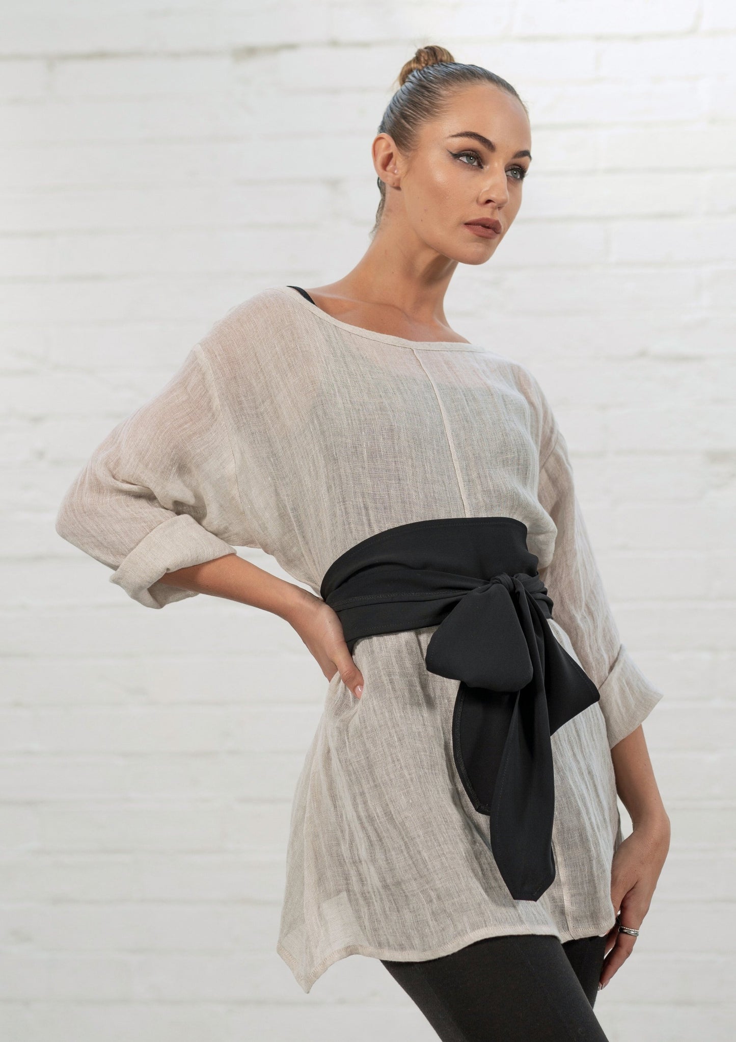 Silva Oat linen Tunic