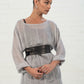 Silva grey linen Tunic