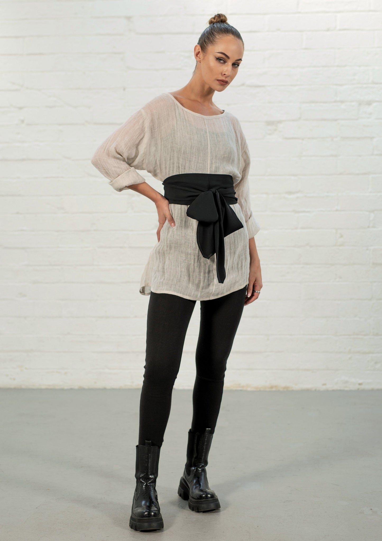 Silva Oat linen Tunic