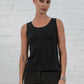 Mo Scoop Hem Vest Black