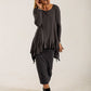 Monique Frill Hem Tunic (Antracite)