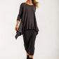 Monique Frill Hem Tunic (Antracite)