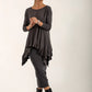 Monique Frill Hem Tunic (Antracite)