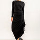 Harper Viscose Jersey Asymetrical Skirt (black)