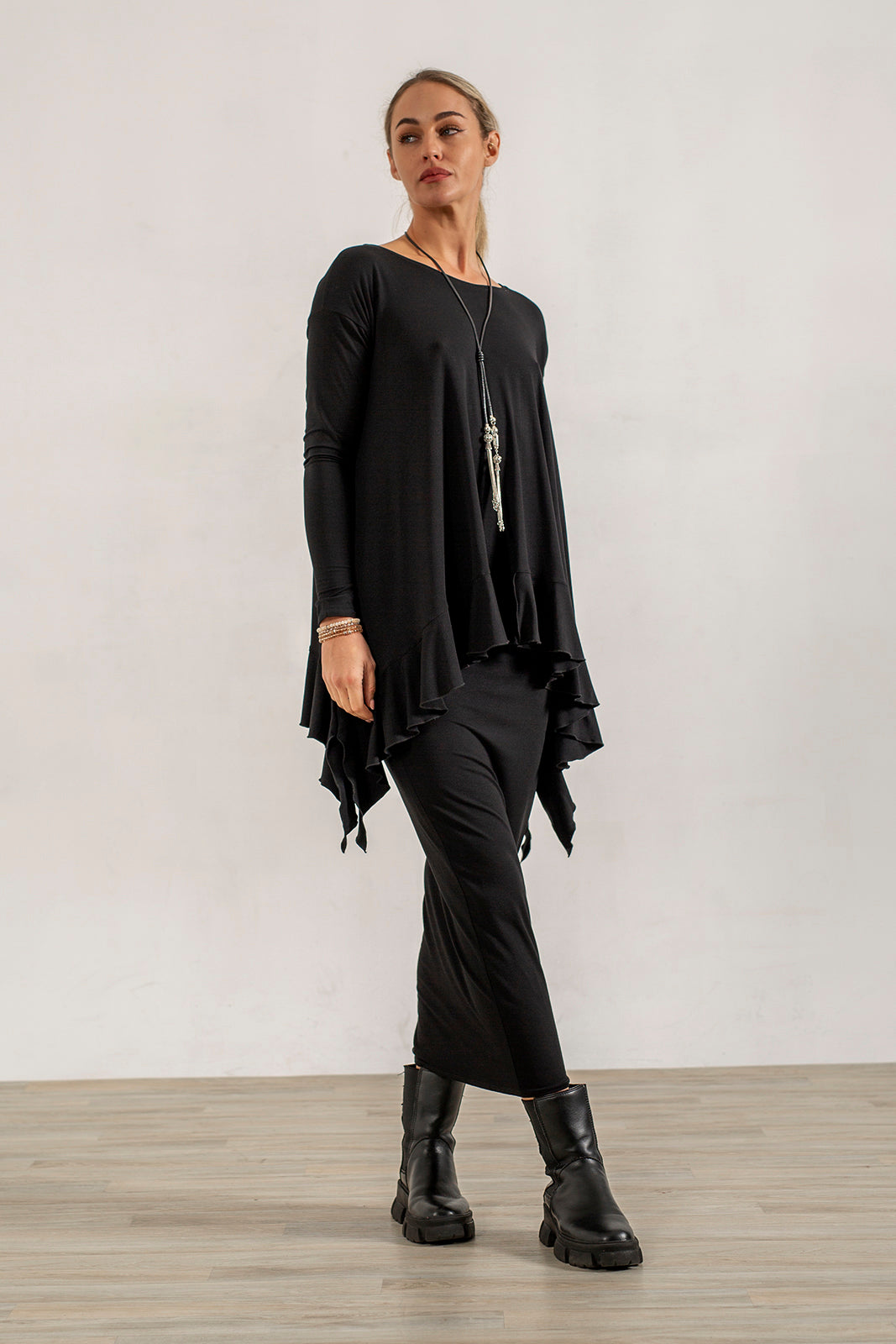 Black 'Bardot' Skirt