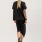 Kanchan Viscose Jersey Oversize Tee (black)