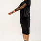 Kanchan Viscose Jersey Oversize Tee (black)