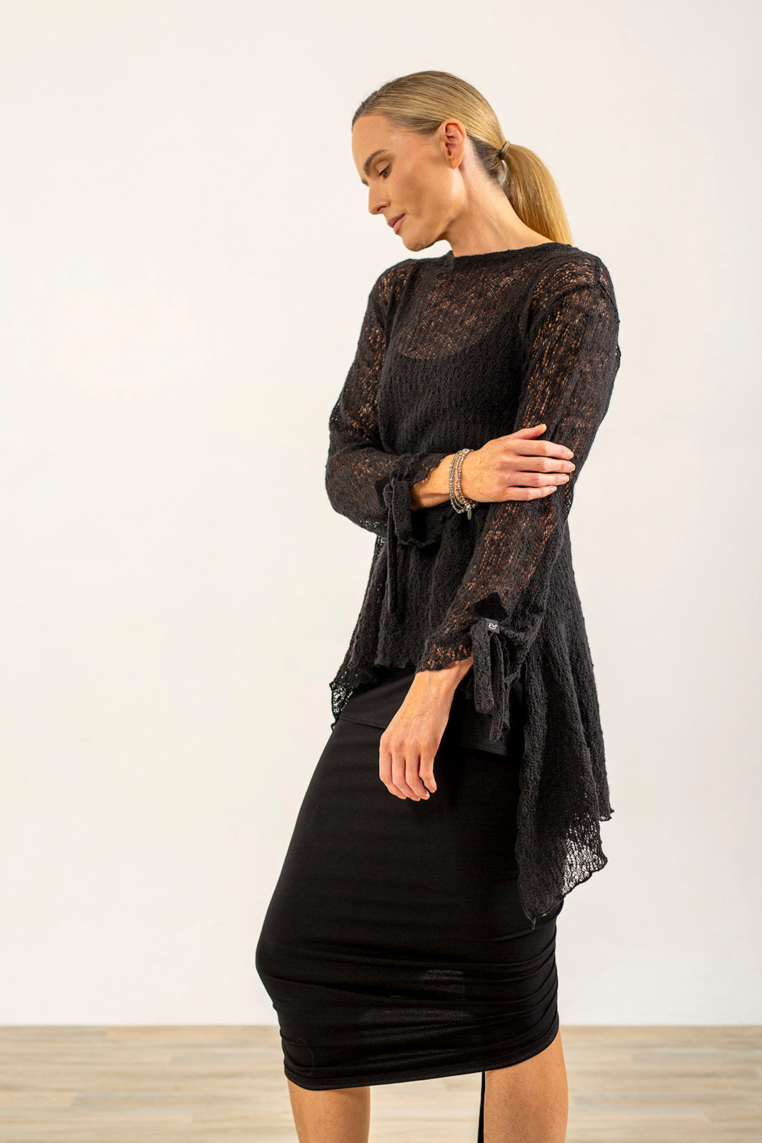 Tatiana Italian Wool knit ( Lead)