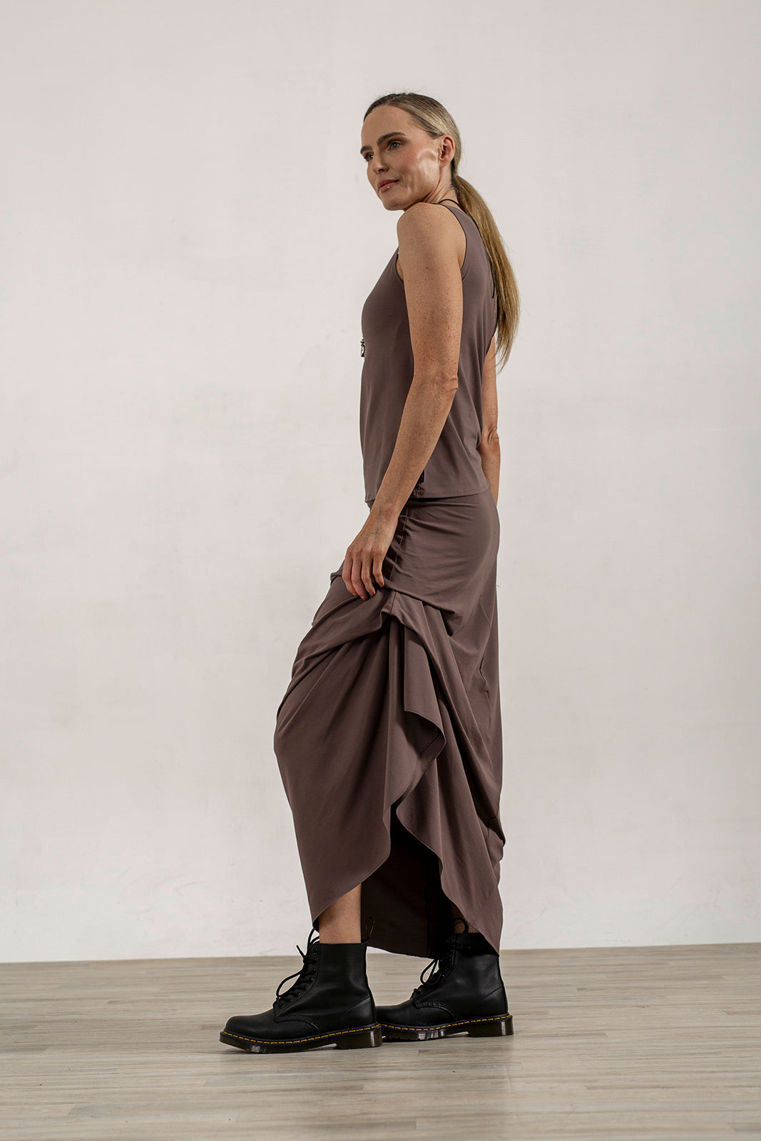 Mo short layering vest (Mink)