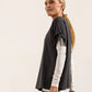 Kanchan Viscose Jersey Oversize Tee (Lead)
