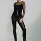 Black Spot Mesh Fiona
