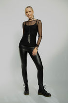 Black Spot Mesh Fiona