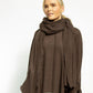 The Cashmere Wrap - Tabac