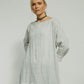 Kaia Linen tunic : Limited Edition : Grey stripe