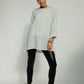 Kaia Linen tunic : Limited Edition : Grey stripe