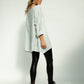 Kaia Linen tunic : Limited Edition : Grey stripe