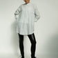 Dara Linen shirt : Limited Edition : white stripe linen